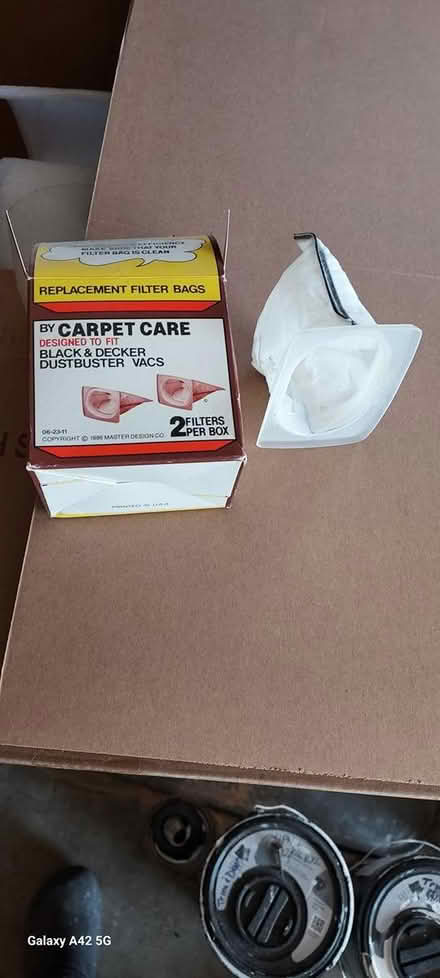 Photo of free Black&Decker Carpet Filter Bags (Penngrove) #1