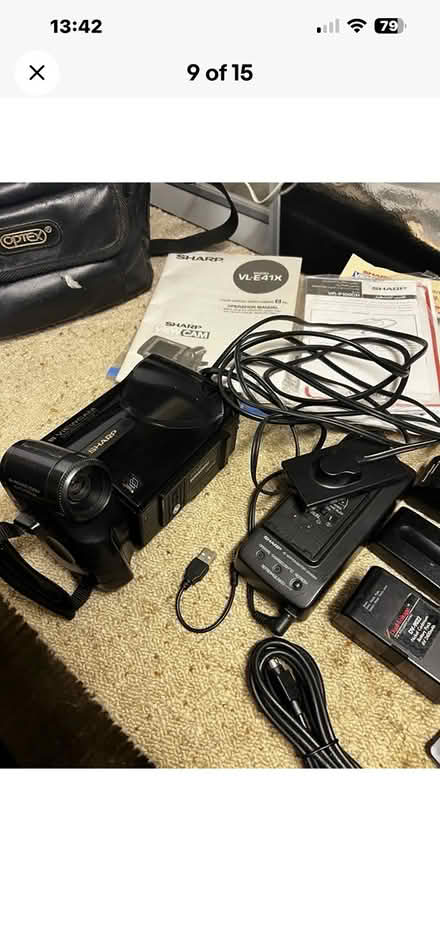 Photo of free Sharp View cam VL-E41X plus extras (Basingstoke RG22) #4