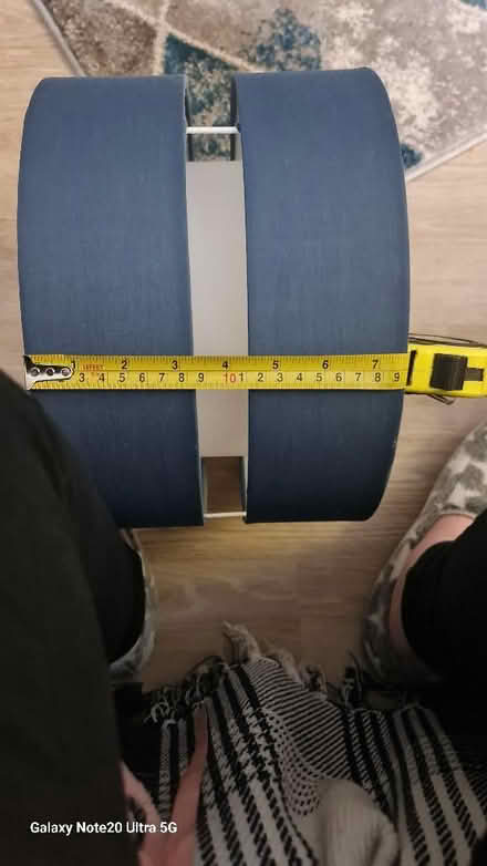 Photo of free Navy and white Ceiling lampshade. (Foxwood YO24) #4