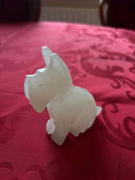 Photo of free Alabaster Dog Statue (Blackrock) #1