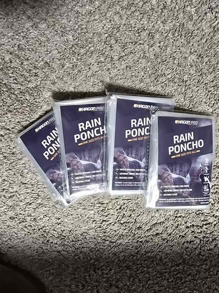 Photo of free 4 Disposable Rain Ponchos (North Aurora) #1