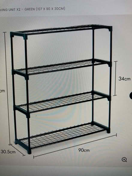 Photo of Wire garden shelf rack (CT5) #1