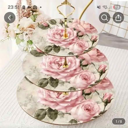 Photo of 3 tier floral cake stand (Bolton le Sands LA5) #1