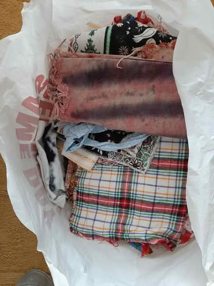 Photo of free Bag of fabric scraps (Milton Ernest) #1