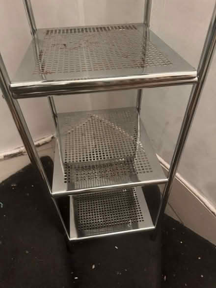 Photo of free Tall Metal Shelving Unit (Woodside SE25) #3