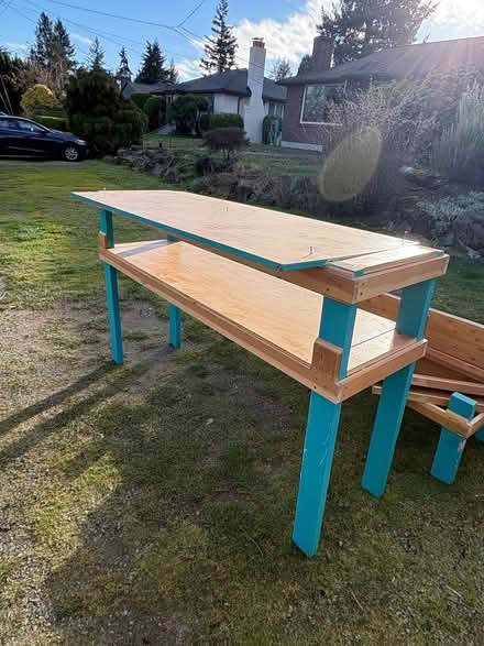Photo of free 3 piece work table (Northwest Seattle, Broadview) #1