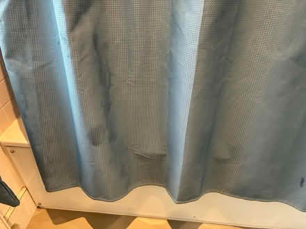 Photo of free Hemp shower curtain and hooks (Homerton E5) #3