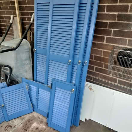 Photo of free louvered doors (Hesketh Bank PR4) #1
