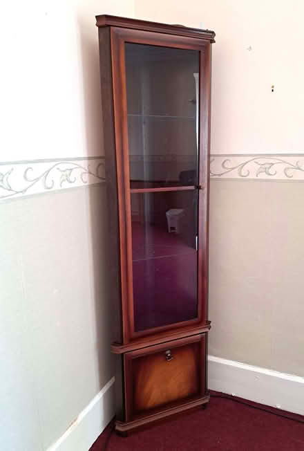 Photo of free Corner display cabinet (Wells-next-the-Sea NR23) #1