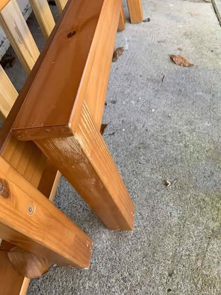 Photo of free Single wooden bed (Bucknell SY7) #2