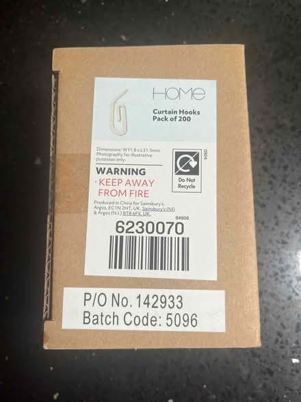 Photo of free 200x curtain hooks (Newburgh WN8) #1