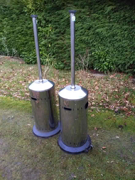 Photo of free Patio heater bases (stainless steel) (Gorse Hill GU22) #1