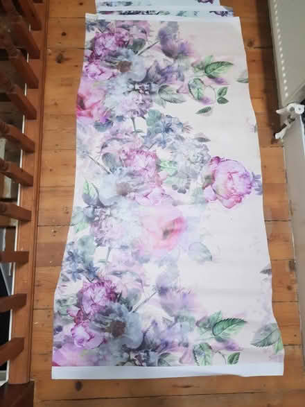 Photo of free Large Pieces of vinyl table cloth (Mitcham CR4) #1