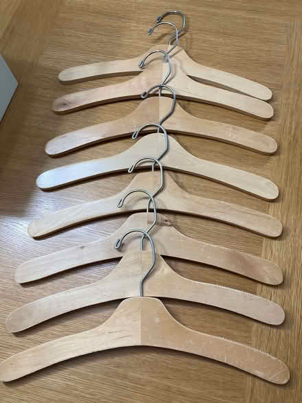 Photo of free 22 Solid Wood Coathangers / Kids hangers (Calthwaite CA11) #4
