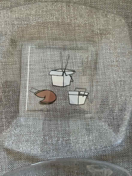 Photo of free Japanese Clear Glass Small Plates (Mitcham CR4) #3