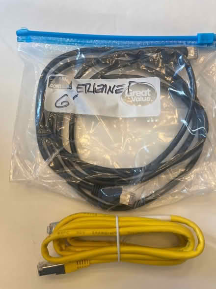 Photo of free Ethernet cables, 6’ (2) (Cleveland Park) #1
