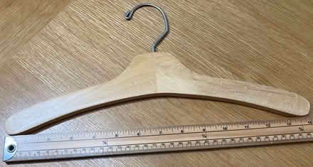 Photo of free 22 Solid Wood Coathangers / Kids hangers (Calthwaite CA11) #2