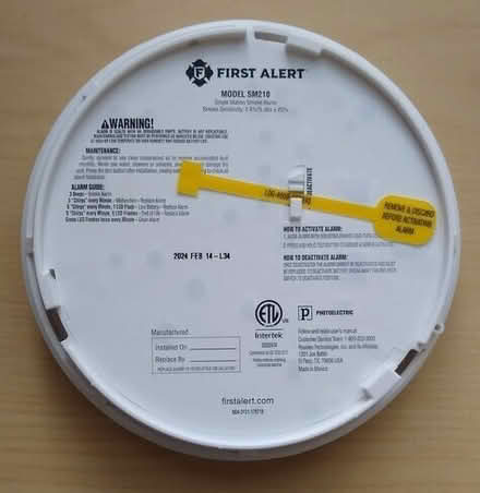 Photo of free Unused First Alert smoke alarm #2
