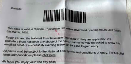 Photo of free Family Day National Trust Pass (Weston-super-Mare BS23) #2