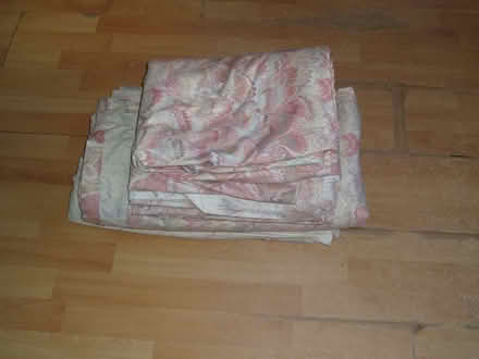 Photo of free 3 Matching pairs of lined curtains (Yateley GU46) #3