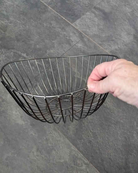 Photo of free Black chrome fruit bowl (Chessington KT9) #1