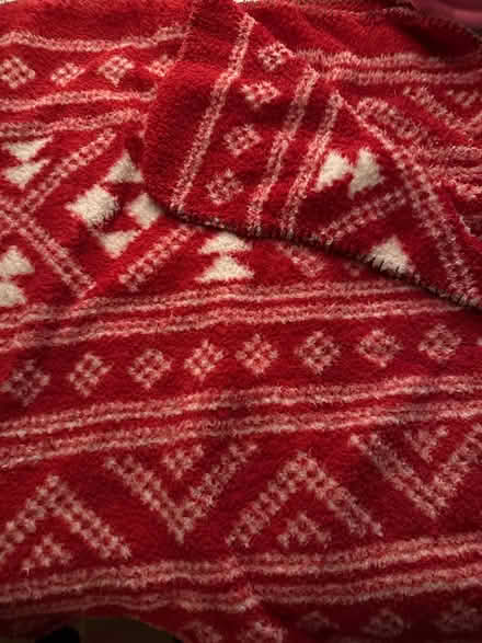 Photo of free Red Fuzzy Blanket (Acton, MA) #1