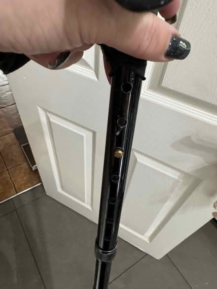 Photo of free Adjustable black walking stick (Cutteslowe OX2) #1