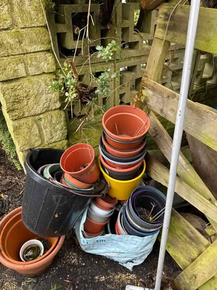 Photo of free Assorted plastic plant pots (Parkhead S11) #1