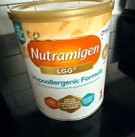 Photo of free Nutramigen formula tins unopened (Woking) #1