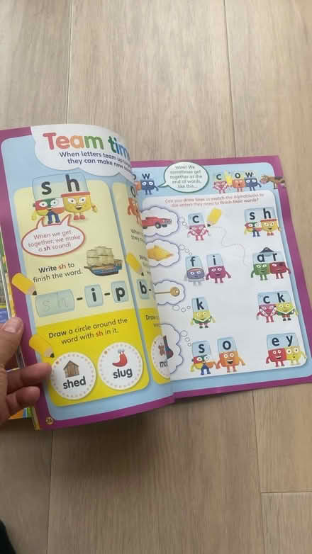 Photo of free Alpha-blocks pieces and book (Bushey heath UK) #2