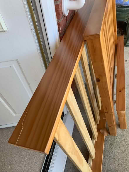 Photo of free Single wooden bed (Bucknell SY7) #1