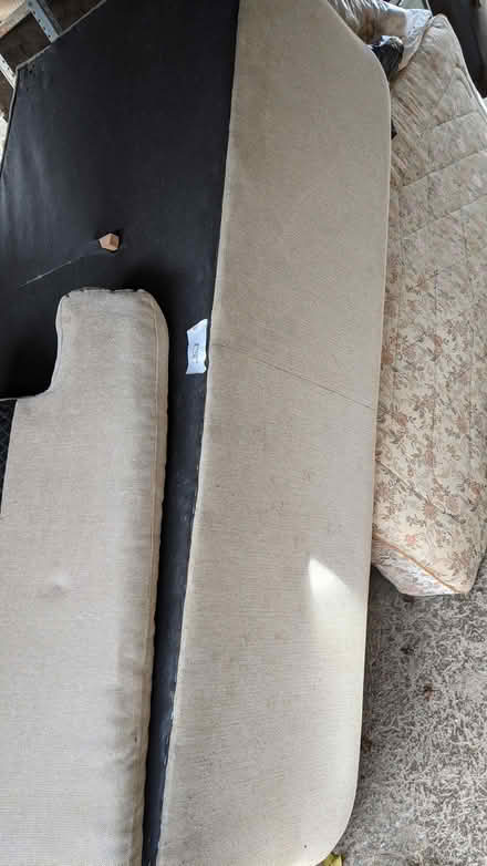Photo of free Couch /couch cushions (From private garage Dunlaoire) #1
