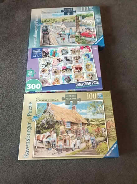 Photo of free 3 x jigsaws (Teddington TW11) #1