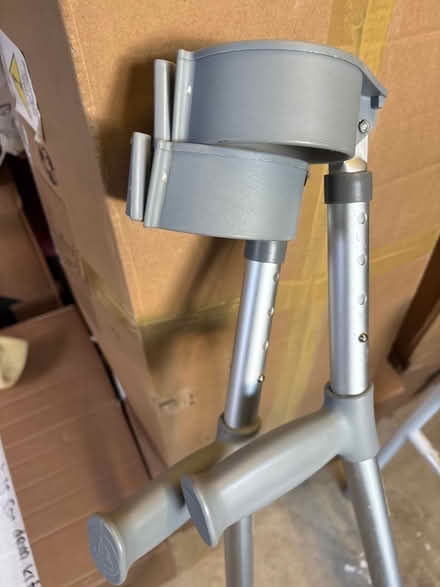 Photo of free Pair of crutches (Marryat Road SW19) #2
