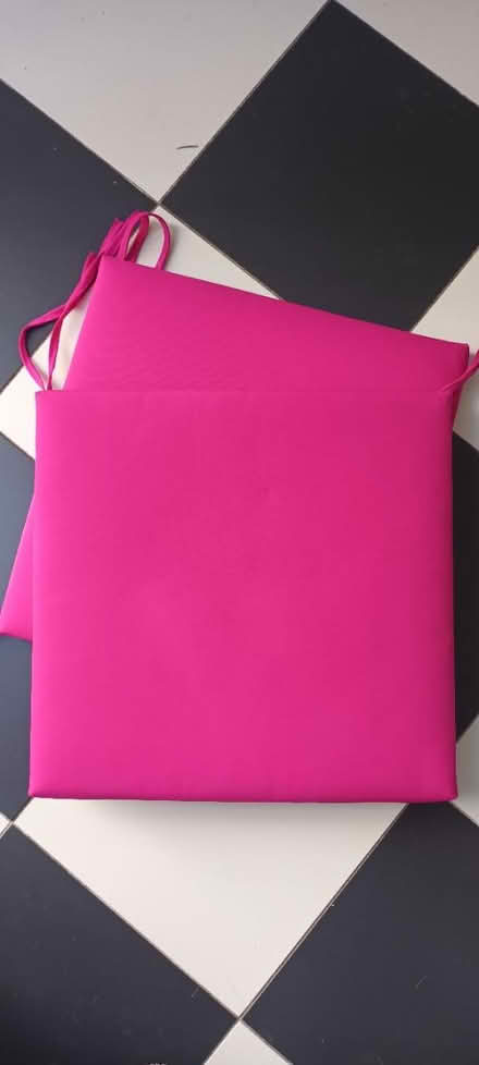Photo of free 2 pink outdoor cushions (Bear flat) #1