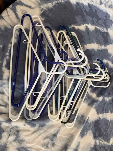 Photo of free Plastic clothes hangers (Woodlawn) #1