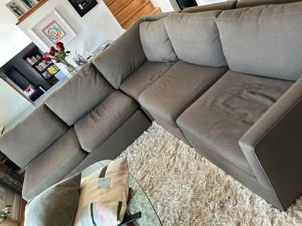 Photo of free crate and barrel sectional sofa (bethesda) #2