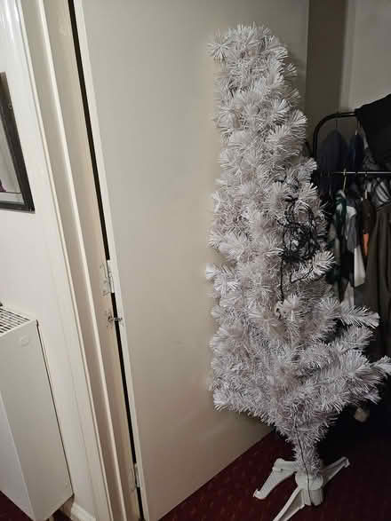 Photo of free White Xmas tree 6ft (Southall middlesex) #2
