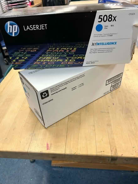 Photo of free 2 boxes cyan printer ink (Arnold, MD) #1