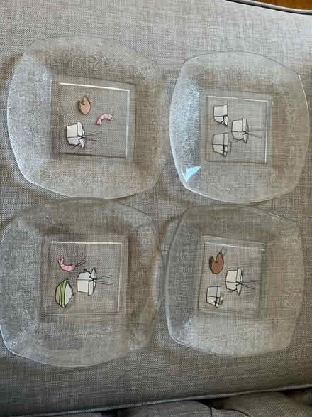 Photo of free Japanese Clear Glass Small Plates (Mitcham CR4) #1