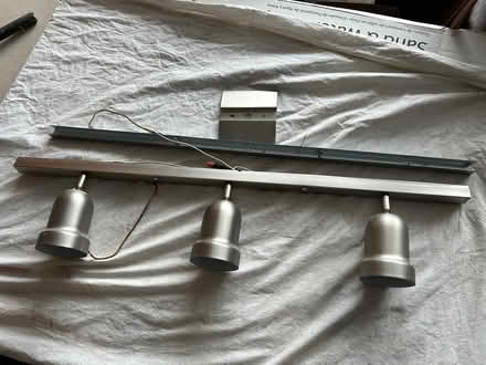 Photo of free Vanity light – brushed nickel (Crystal Beach) #1