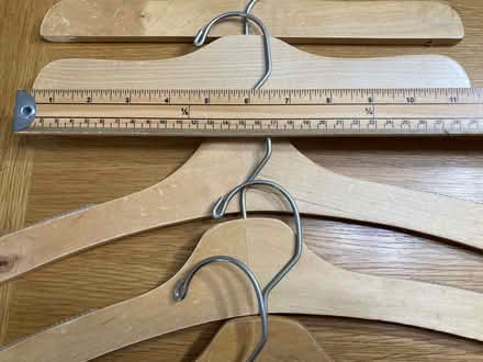 Photo of free 22 Solid Wood Coathangers / Kids hangers (Calthwaite CA11) #3