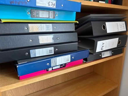Photo of free A4 ring binders (Bilton CV22) #1