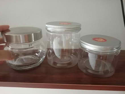 Photo of free A glass jar and cookie containers (Tiong bahru) #1