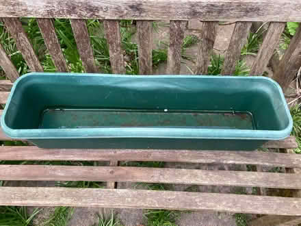 Photo of free Green plastic planter trough (Royal Leamington Spa CV32) #2