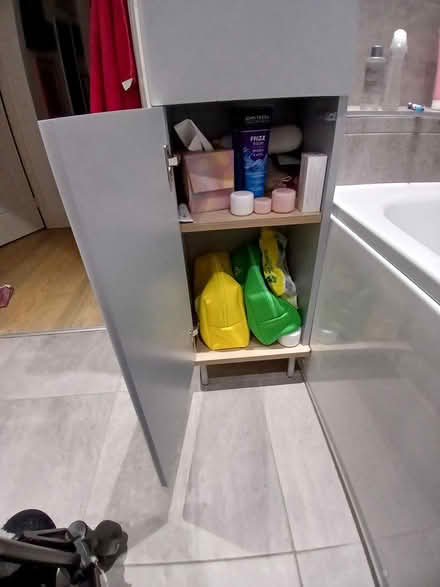 Photo of free Tallboy grey shelving/cupboard unit (E3) #2