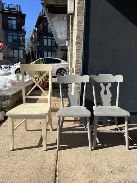 Photo of free Wooden Chairs (Grosvenor) #1