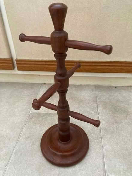 Photo of free Wooden mug tree (Pooley Green TW20) #1