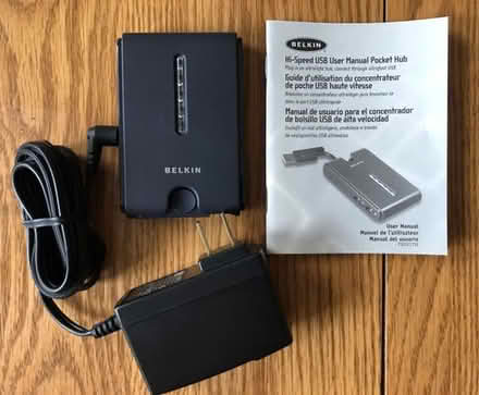 Photo of free Belkin Hi-Speed USB Pocket / Travel 4-port Hub [20886] #1
