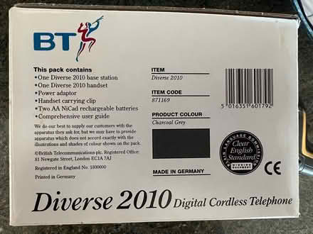 Photo of free Diverse 2010 Digital Cordless Phone (Cardiff) #2